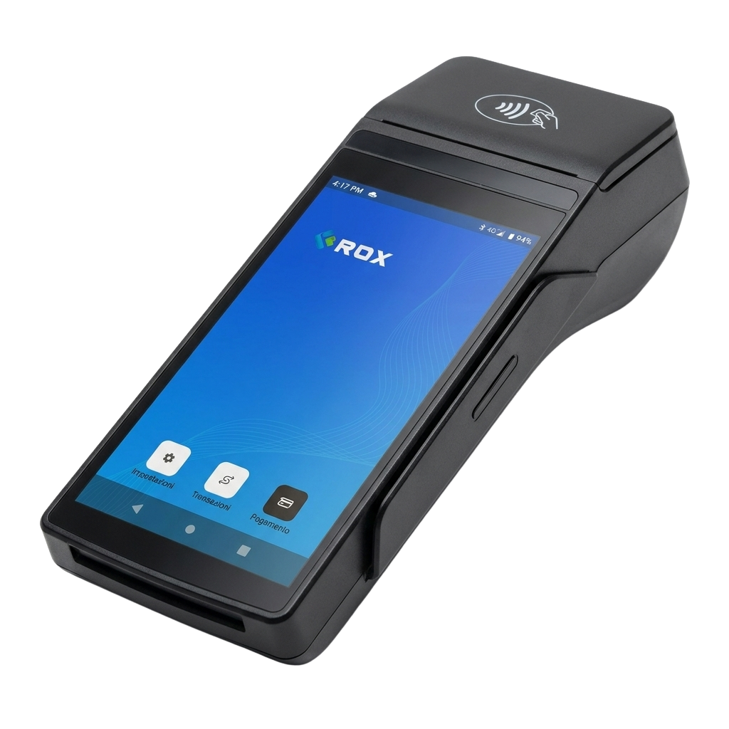 POS RoxPay Android con scontrino fiscale integrato